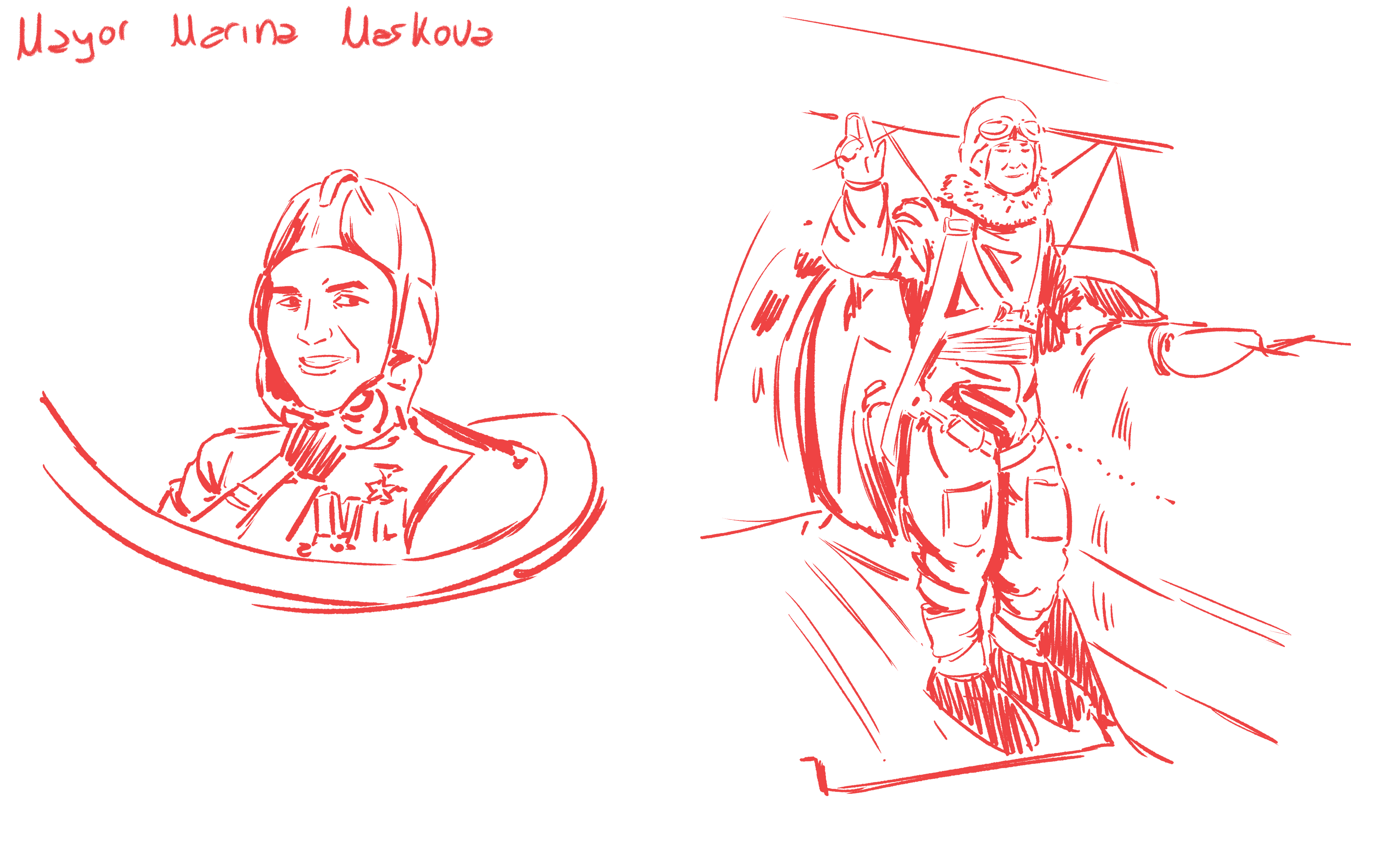 Character design 02 - Mayor Markova